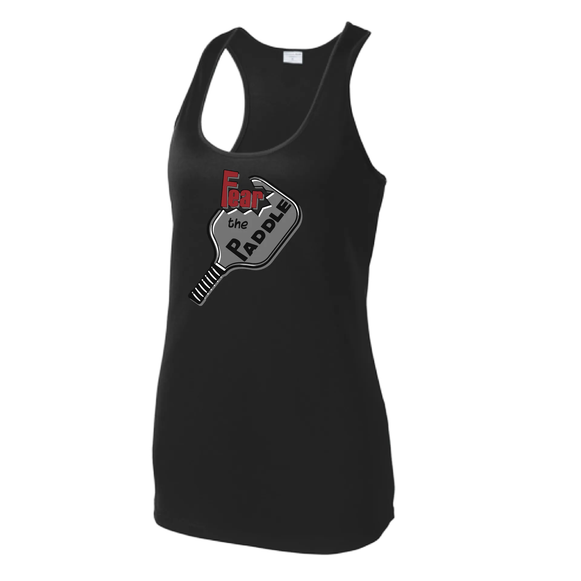 Fear The Paddle | Women’s Racerback Tank | 100% Polyester