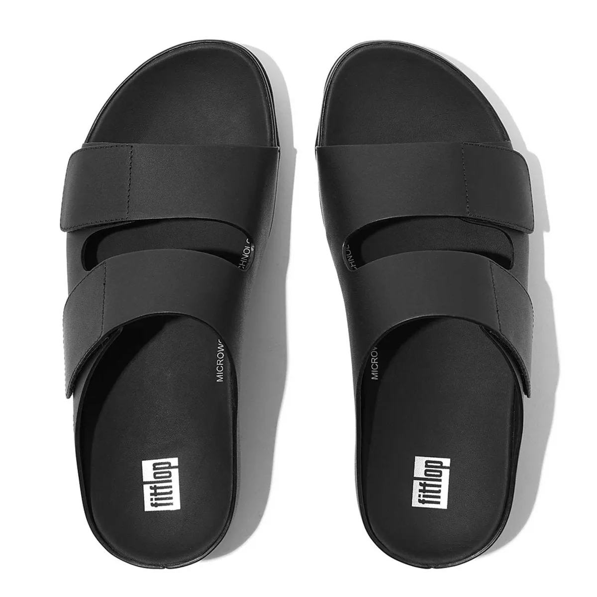 FitFlop Women's Shuv 2 Bar Adjustable Black