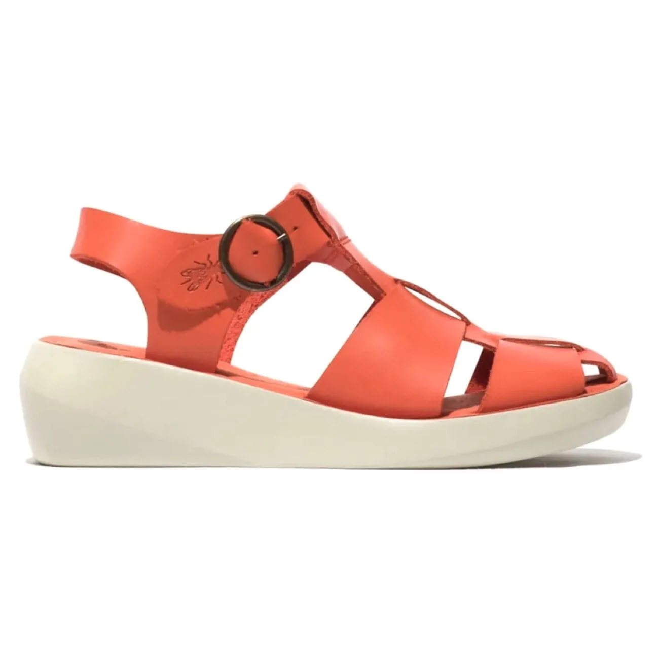 Fly London, BAWE842, Sandal, Leather, Coral