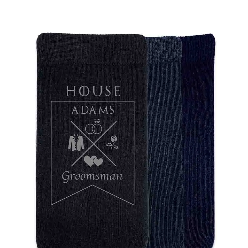 Game of Thrones Inspired Groomsmen Wedding Socks