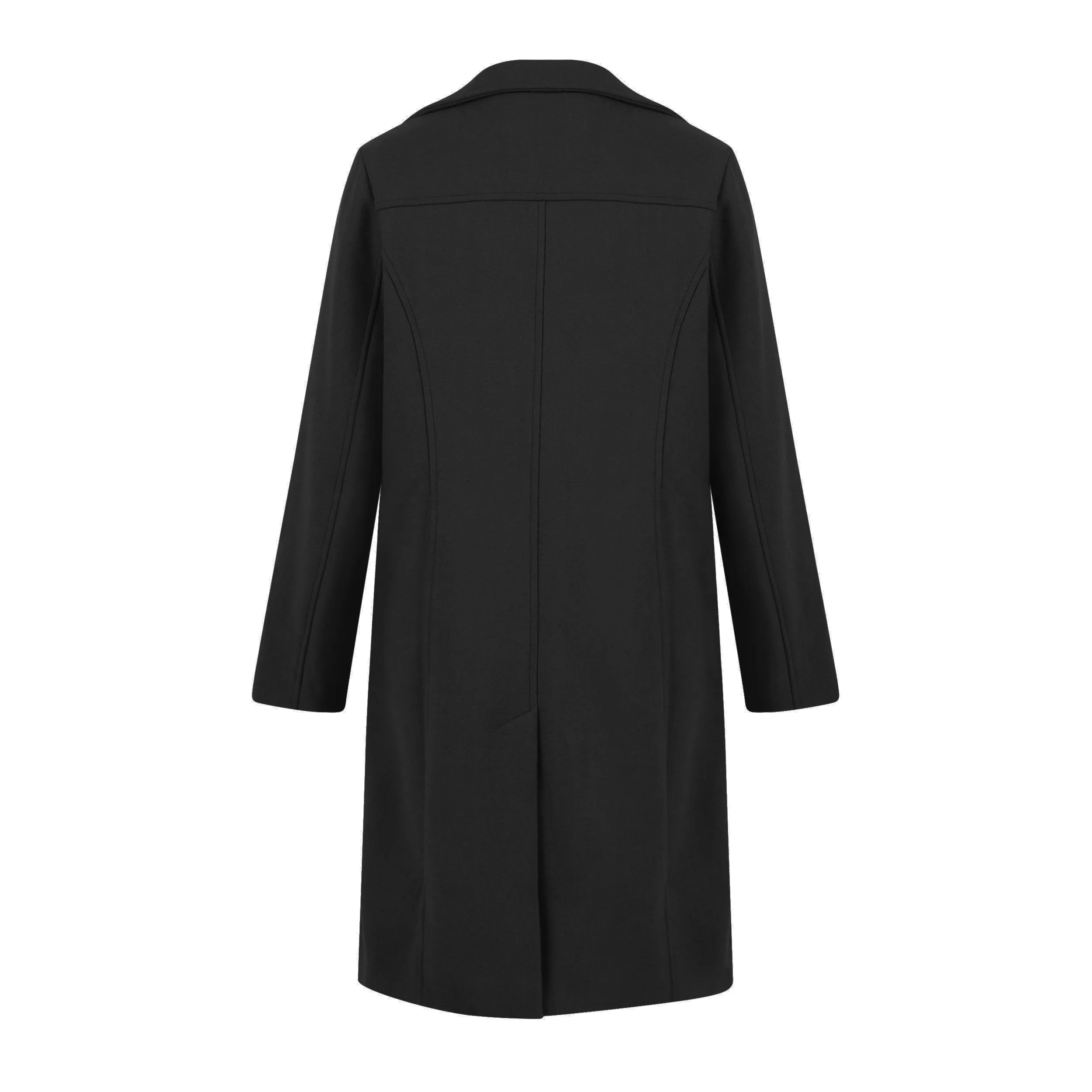 Haute Edition Women's 3/4 Length Belted Robe Pea Coat