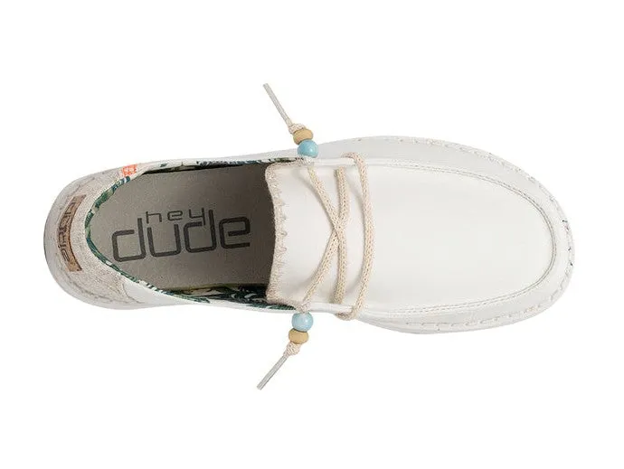 Hey Dude Wendy Natural in tessuto chambray