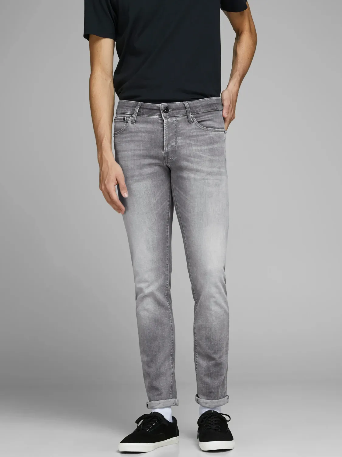 Jack & Jones Glenn Slim Jeans Light Grey