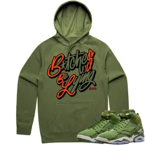 Jordan MVP Olive Sky J Hoodie to Match - CELADON BBL