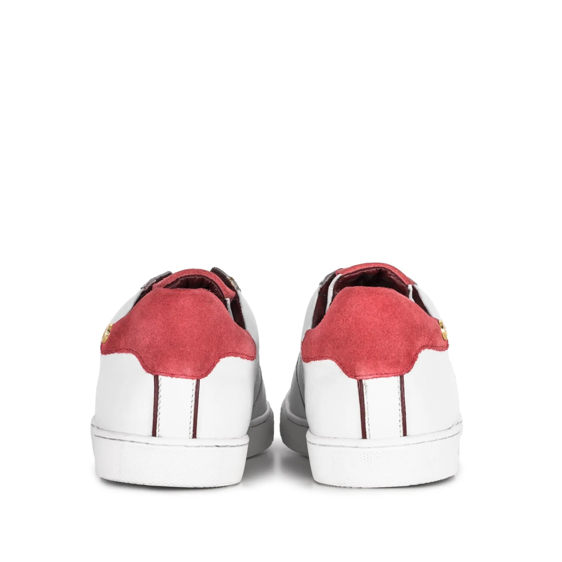 LADIES LOUISE WHITE PINK TRAINER