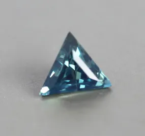 Loose 0.55 Ct Triangle Teal Sapphire