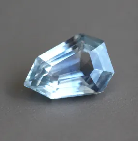 Loose 1.64 Ct Bluish Green Shield Sapphire