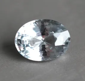 Loose 2.65 Ct Oval White Sapphire