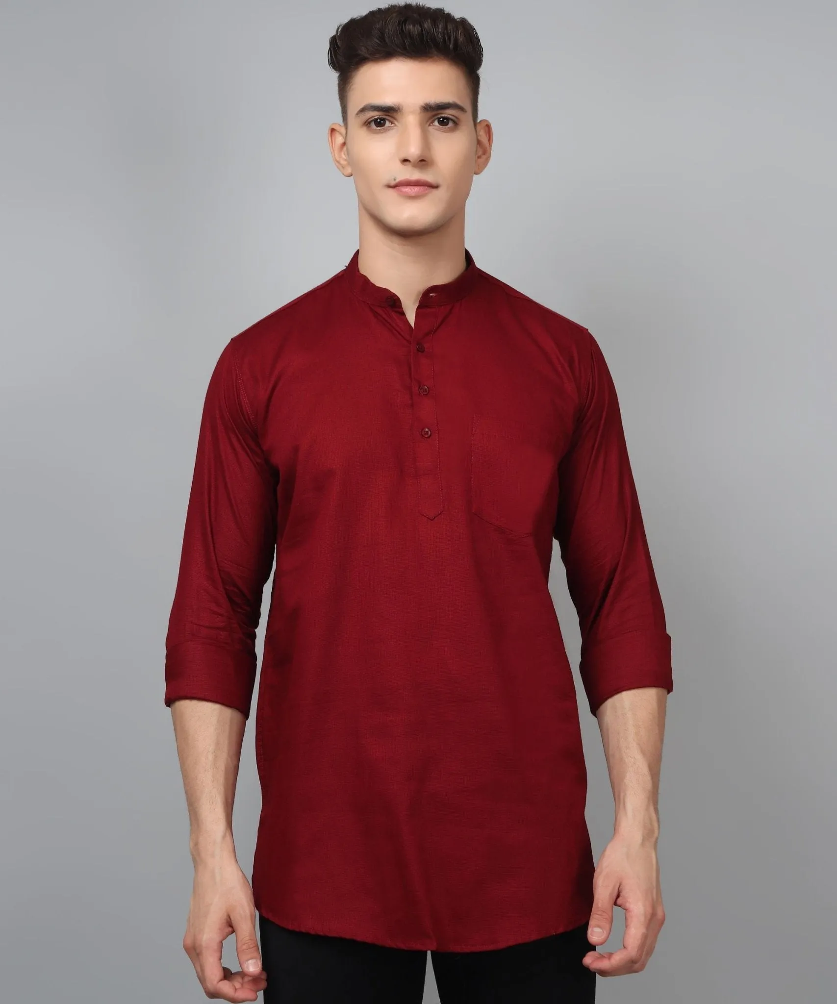 Luxe TryBuy Premium Fancy Cotton Ethnic Kurta for Men