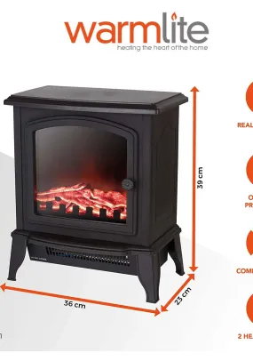 Mable Compact Stove Fire | WL46021 - Black