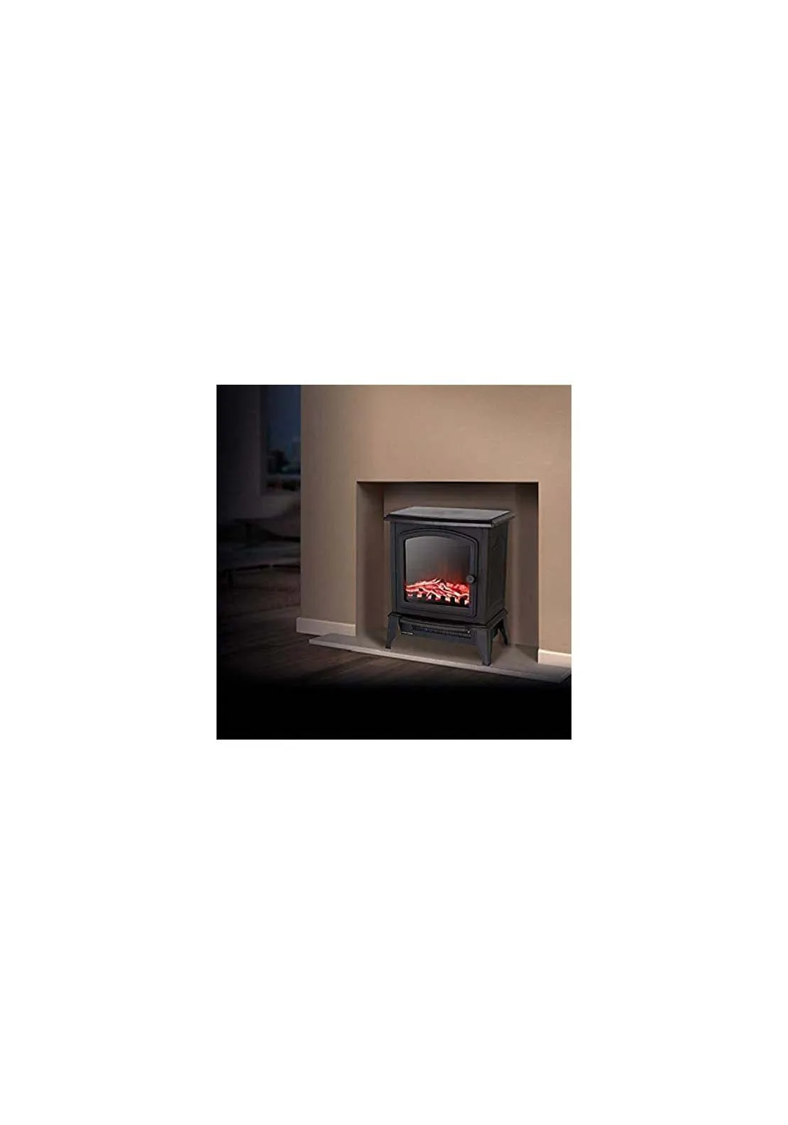 Mable Compact Stove Fire | WL46021 - Black