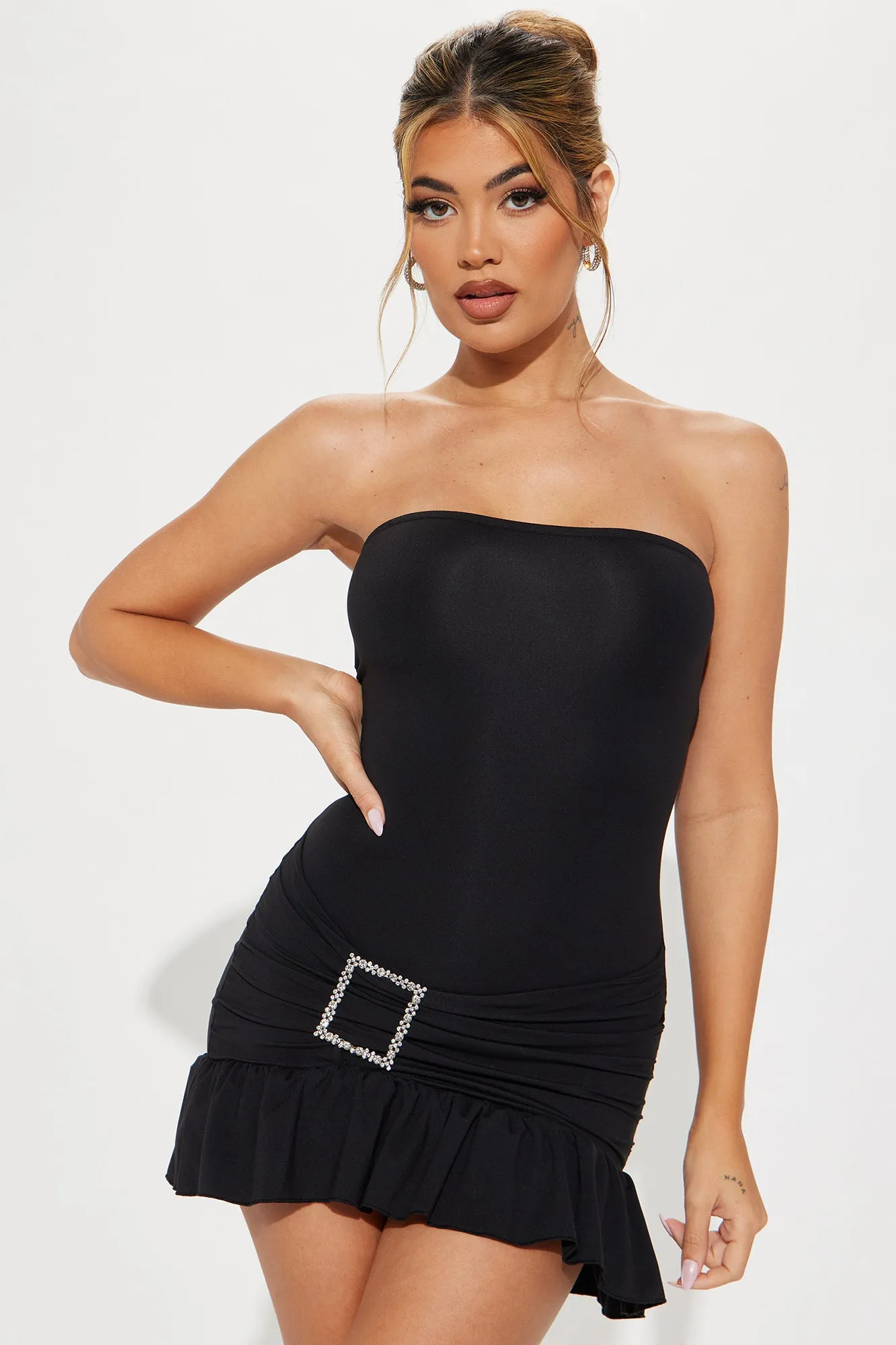 Mahlia Micro Mini Dress - Black