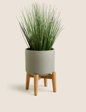 Medium Ceramic Planter with Stand