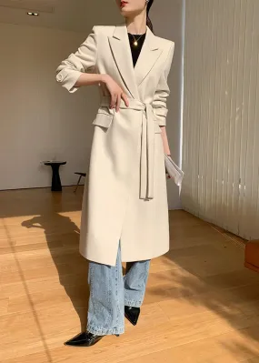 Misty Double-Breasted Belt Trench Coat