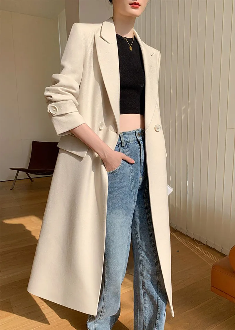 Misty Double-Breasted Belt Trench Coat