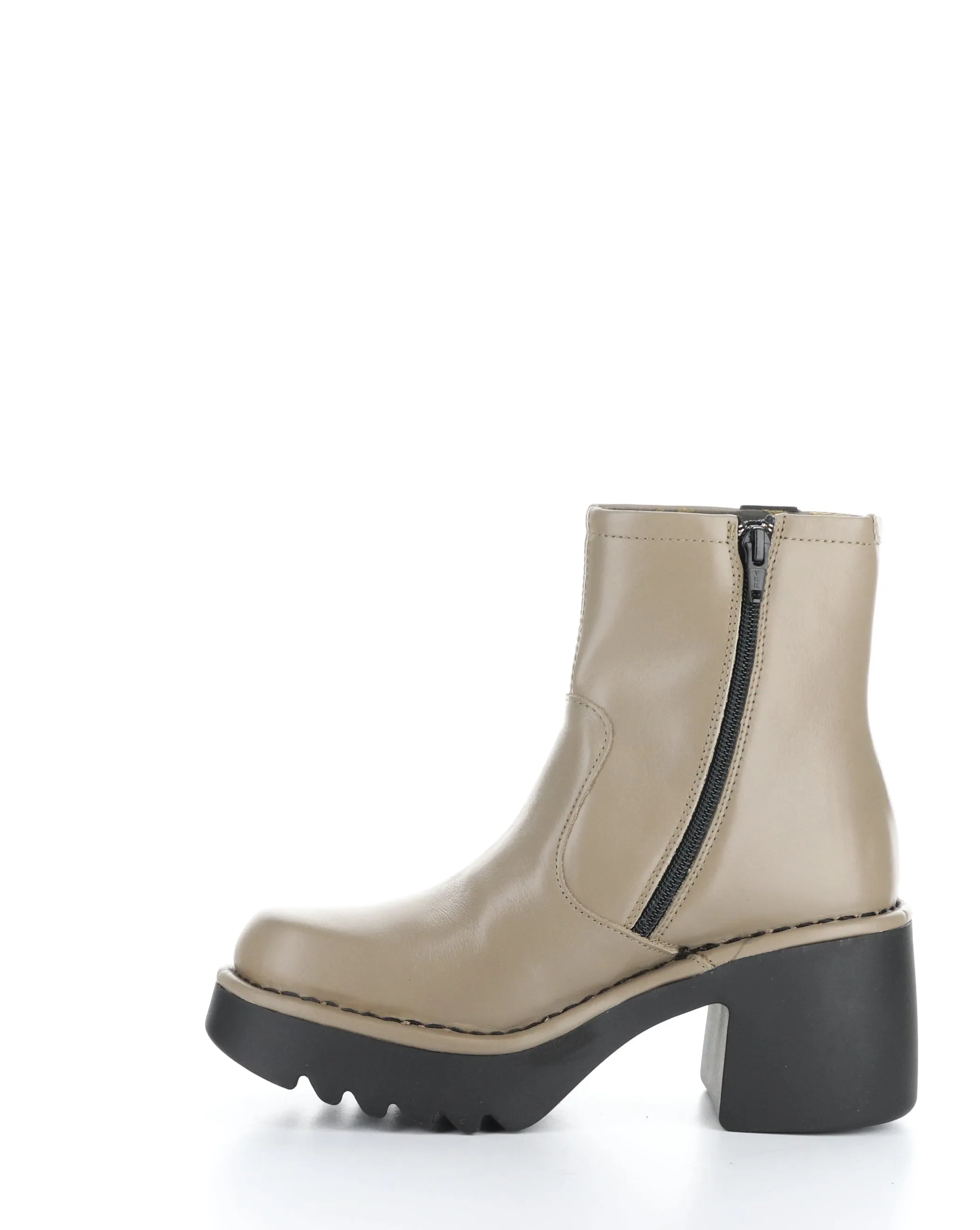 MOGE250FLY 005 TAUPE Round Toe Boots