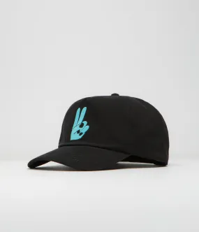 Mollusk Peace Cap - Faded Black