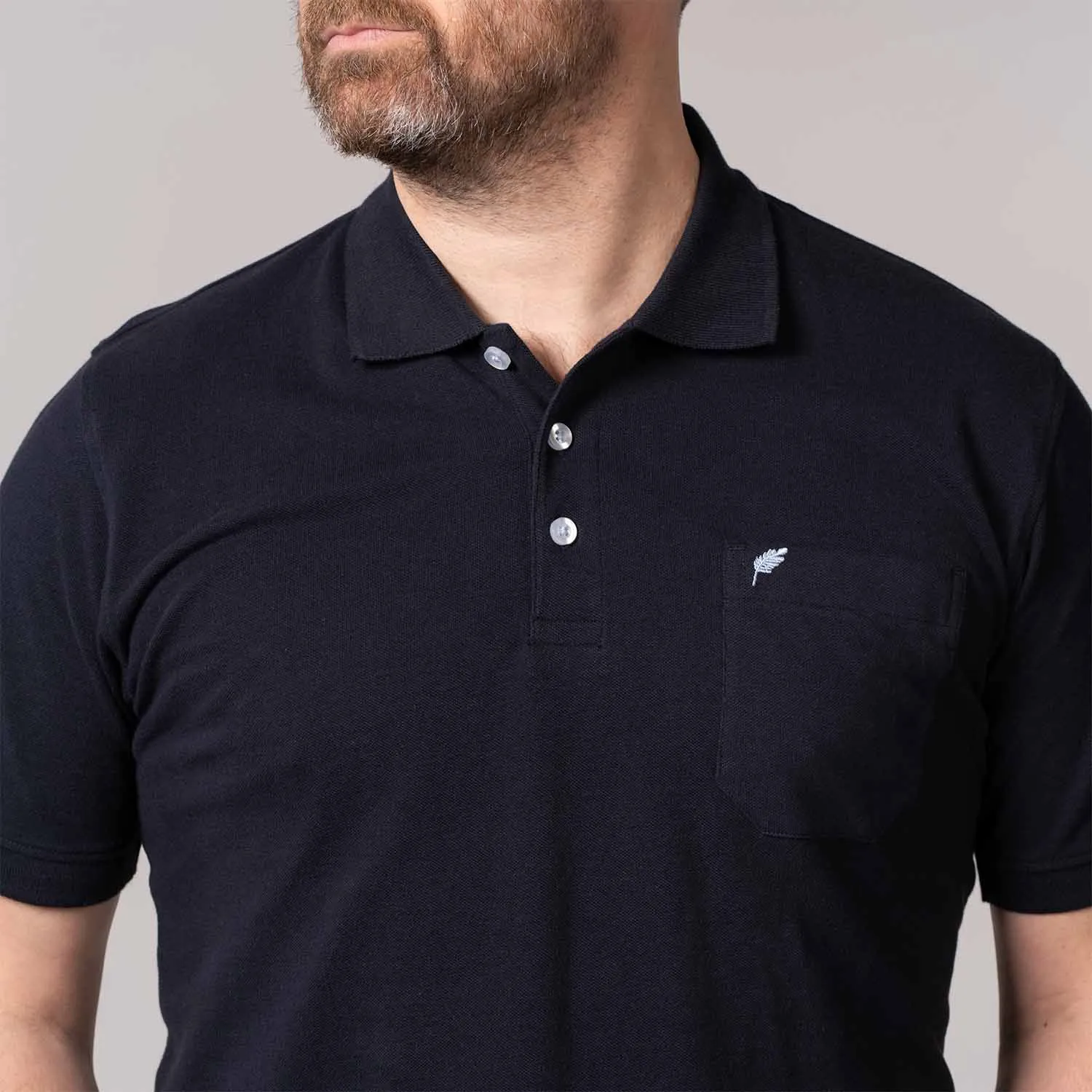 Niels Short-sleeve Polo - Ultra Dark Navy