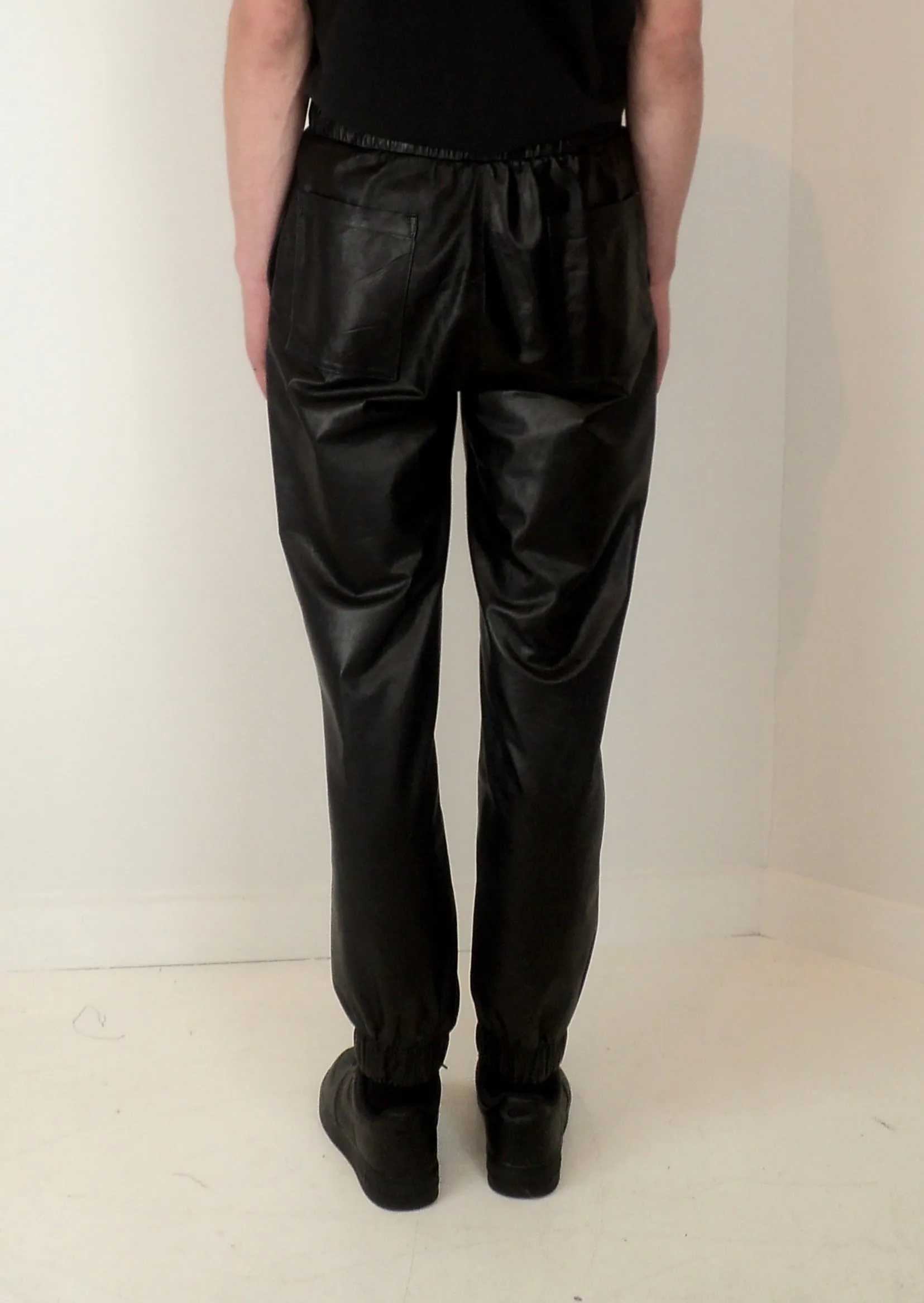 Olympio Series - Plongé Leather Joggers