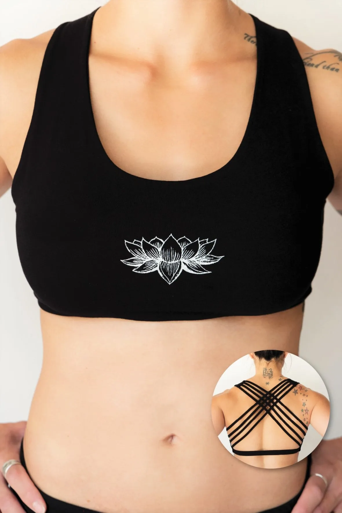 Onyx Lotus Flower Baru Bra