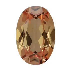 Oval FAB Lab-Grown Orange Sapphire Gems