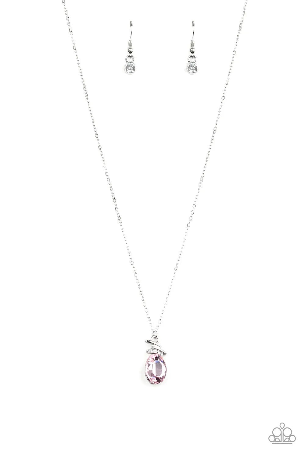 Paparazzi Necklace ~ Diamonds For Days - Pink