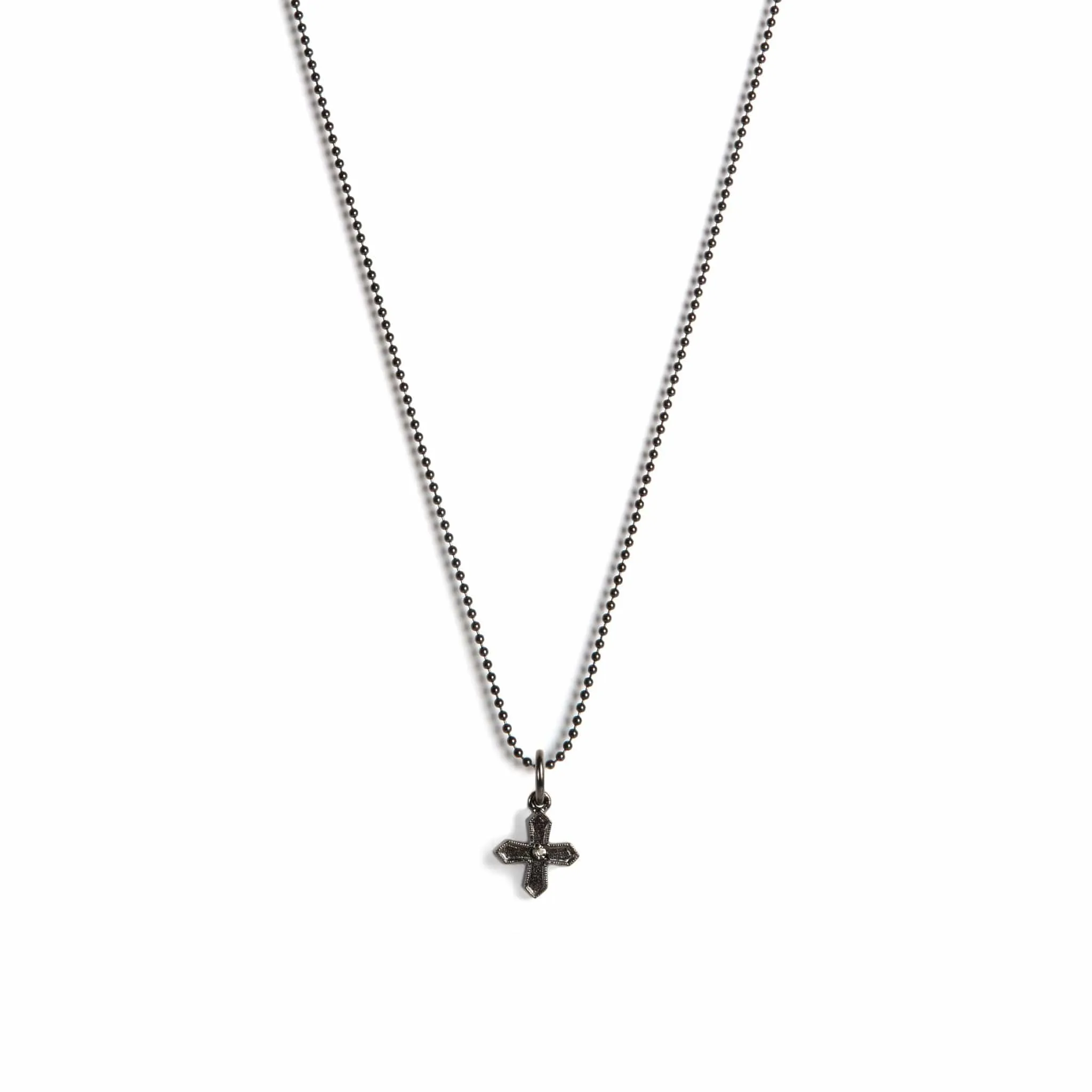 Peace Cross Charm Necklace