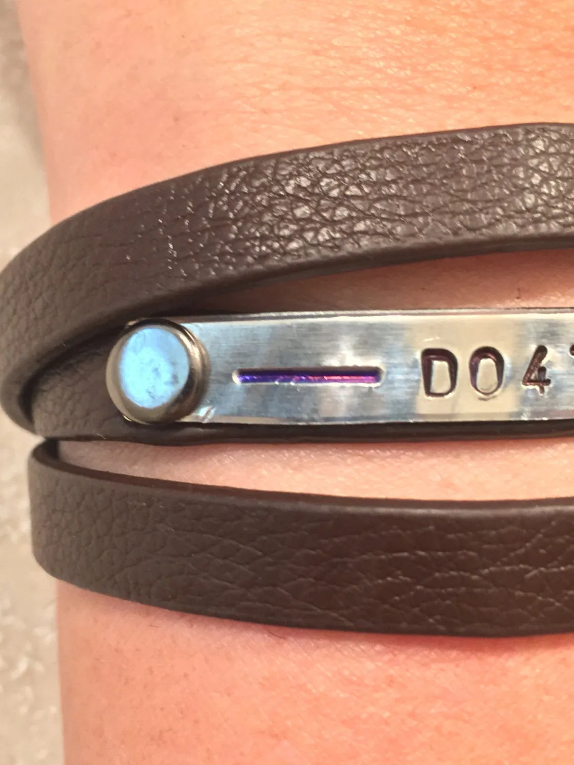 Police and Firefighter Wife Bracelet