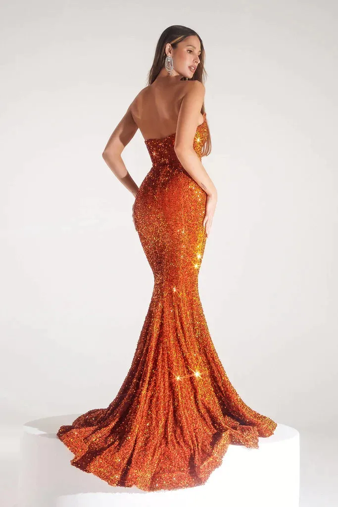 Portia & Scarlett PS21208 Gown - Burnt Orange