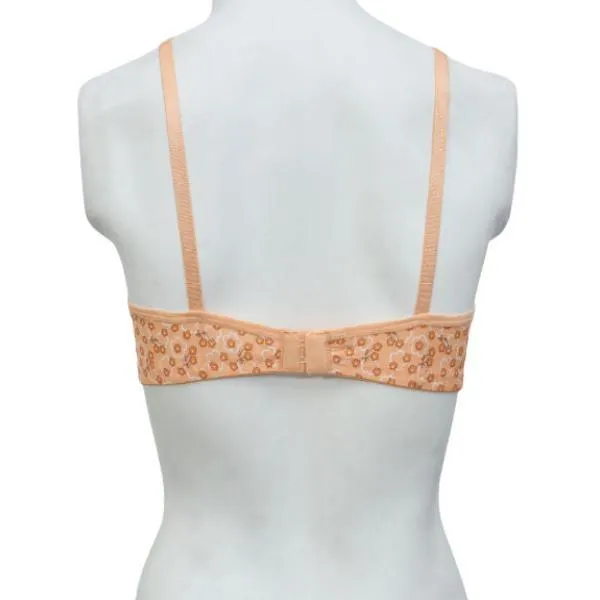 Printed Stretchable Cotton Bra Fn113 For Women