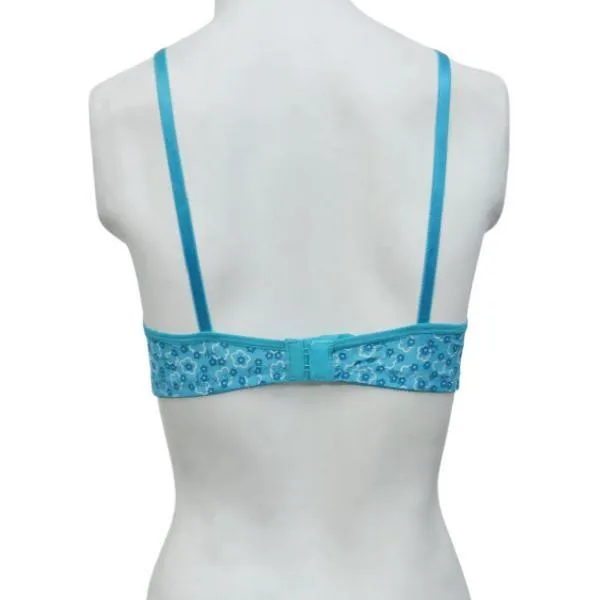 Printed Stretchable Cotton Bra Fn113 For Women