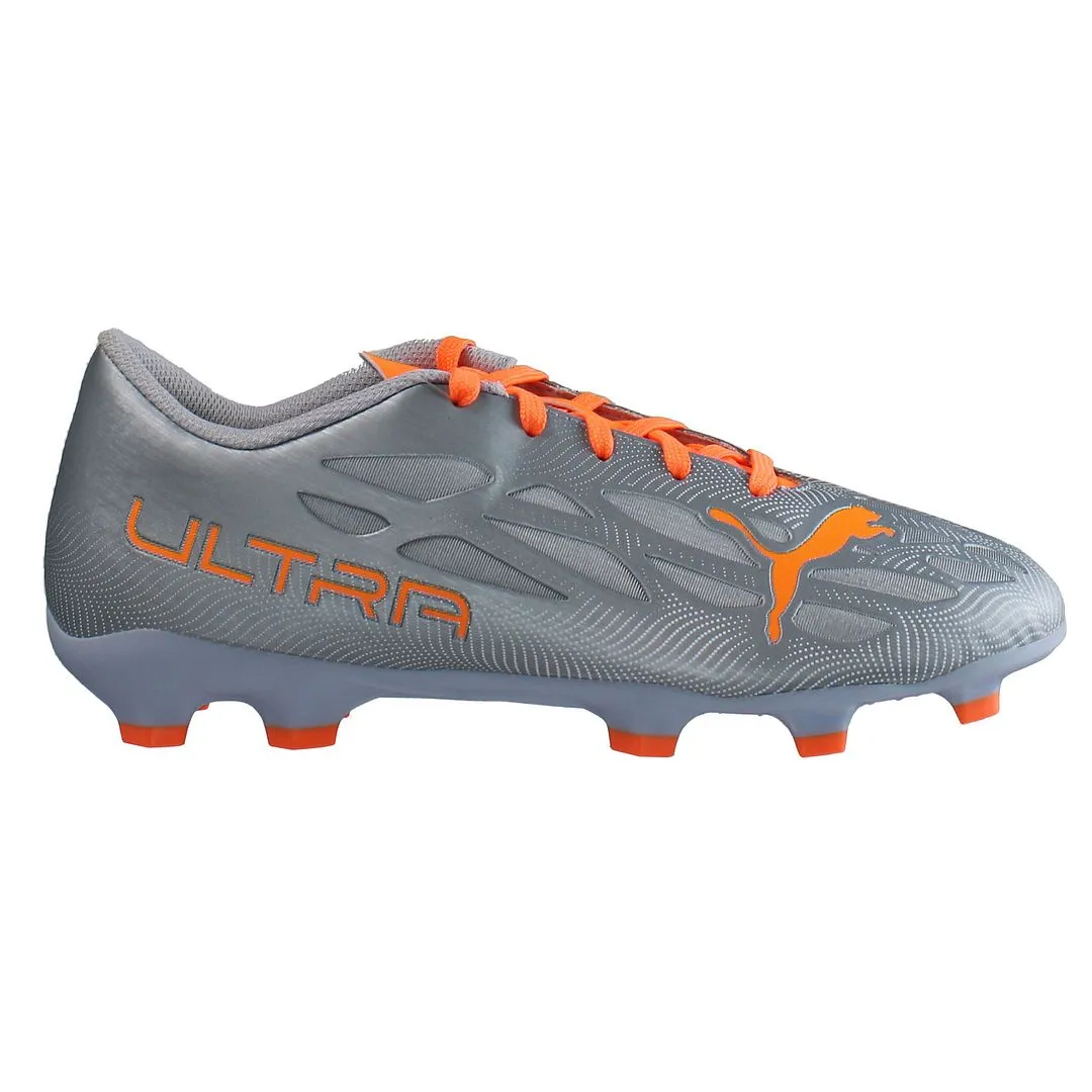 Puma Ultra 4.4 FG/AG Silver Kids Football Boots