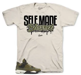 Retro 4 Craft Olive Self Made Shirt