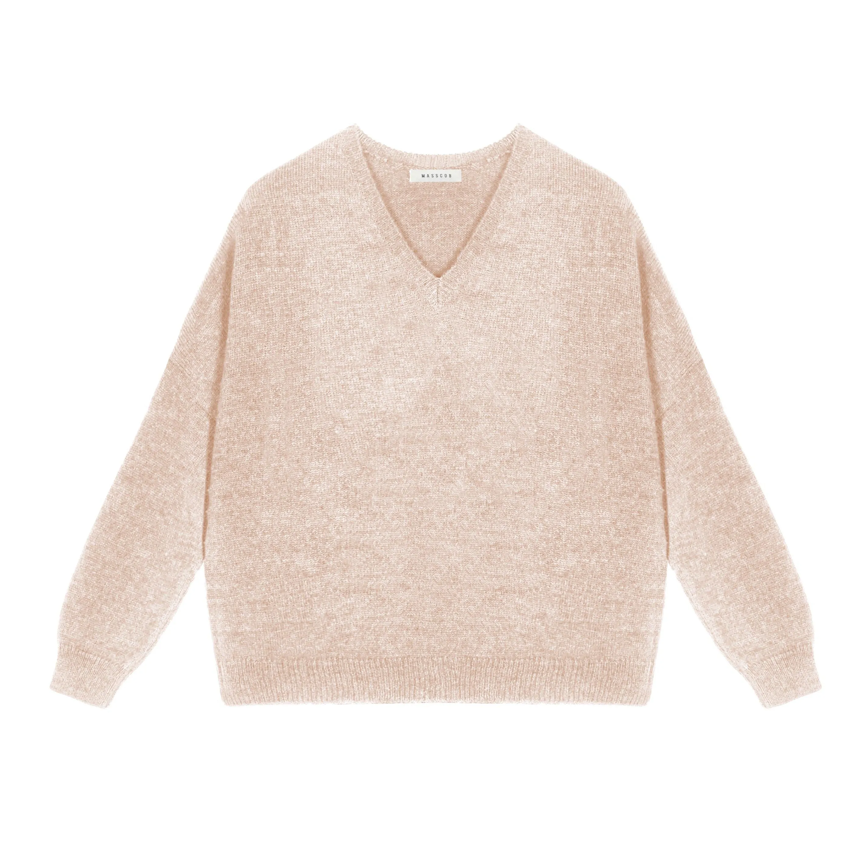 Rose V-Neck Knit Troncoso