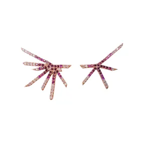 Ruby Supernova Medium Earring