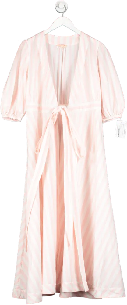 Seraphina Pink The Border Wrap Dress UK 10