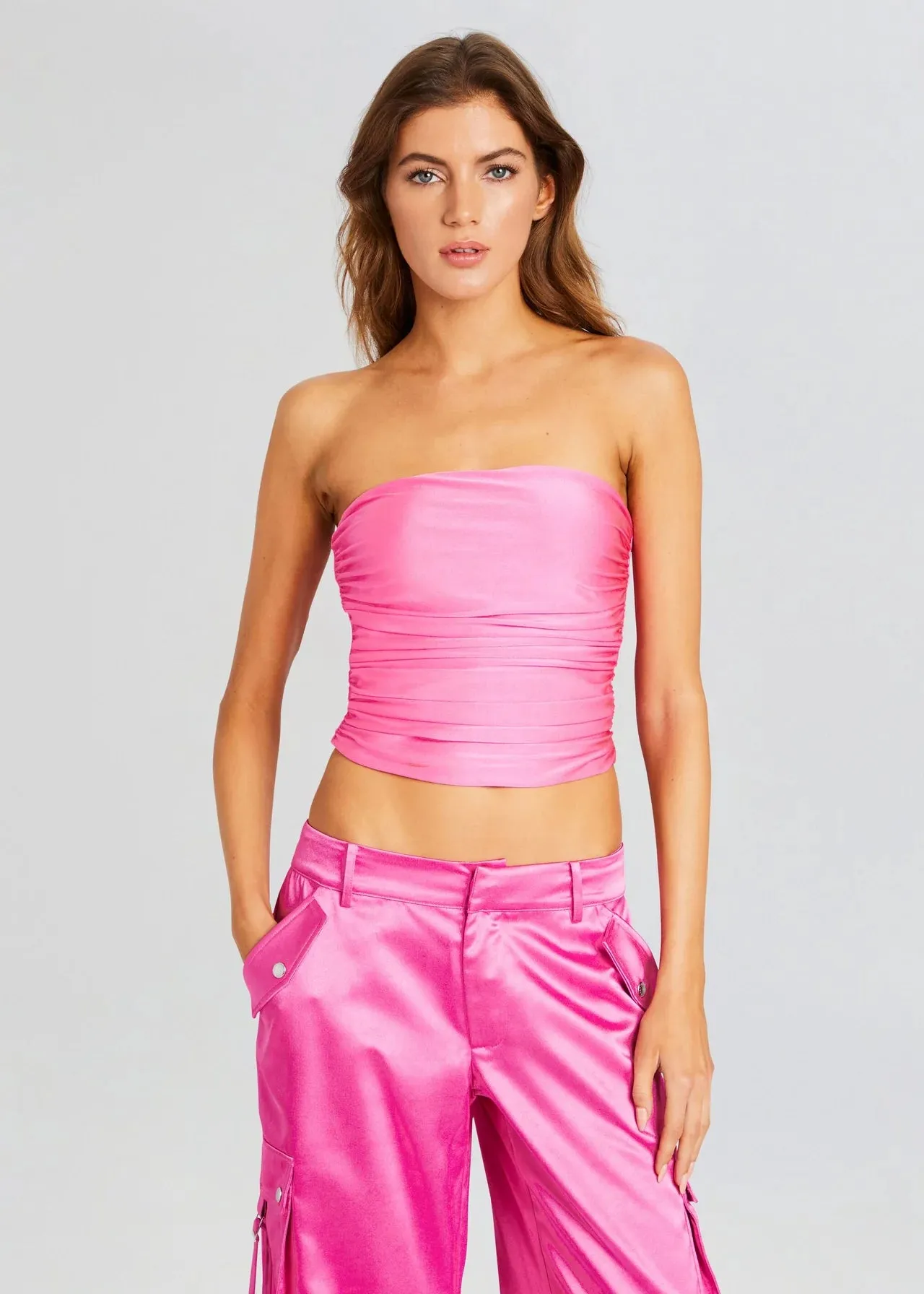 Ser.o.ya - Debbi Strapless Top - Malibu Pink