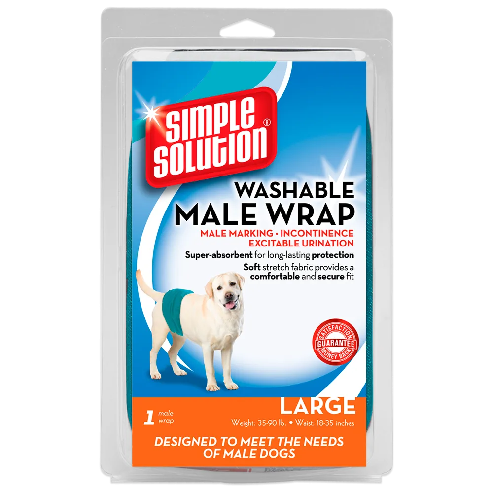 Simple Solution Washable Male Wrap Size Large