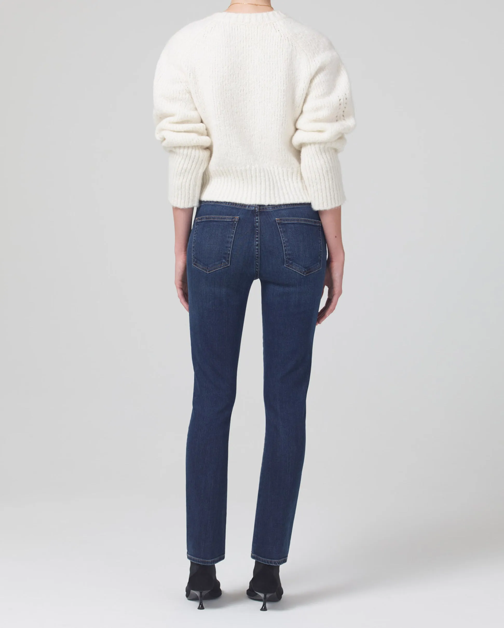 SKYLA MID RISE SLIM STRAIGHT / EVERMORE