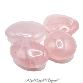 Small Rose Quartz Crystal Palm Stone(s)