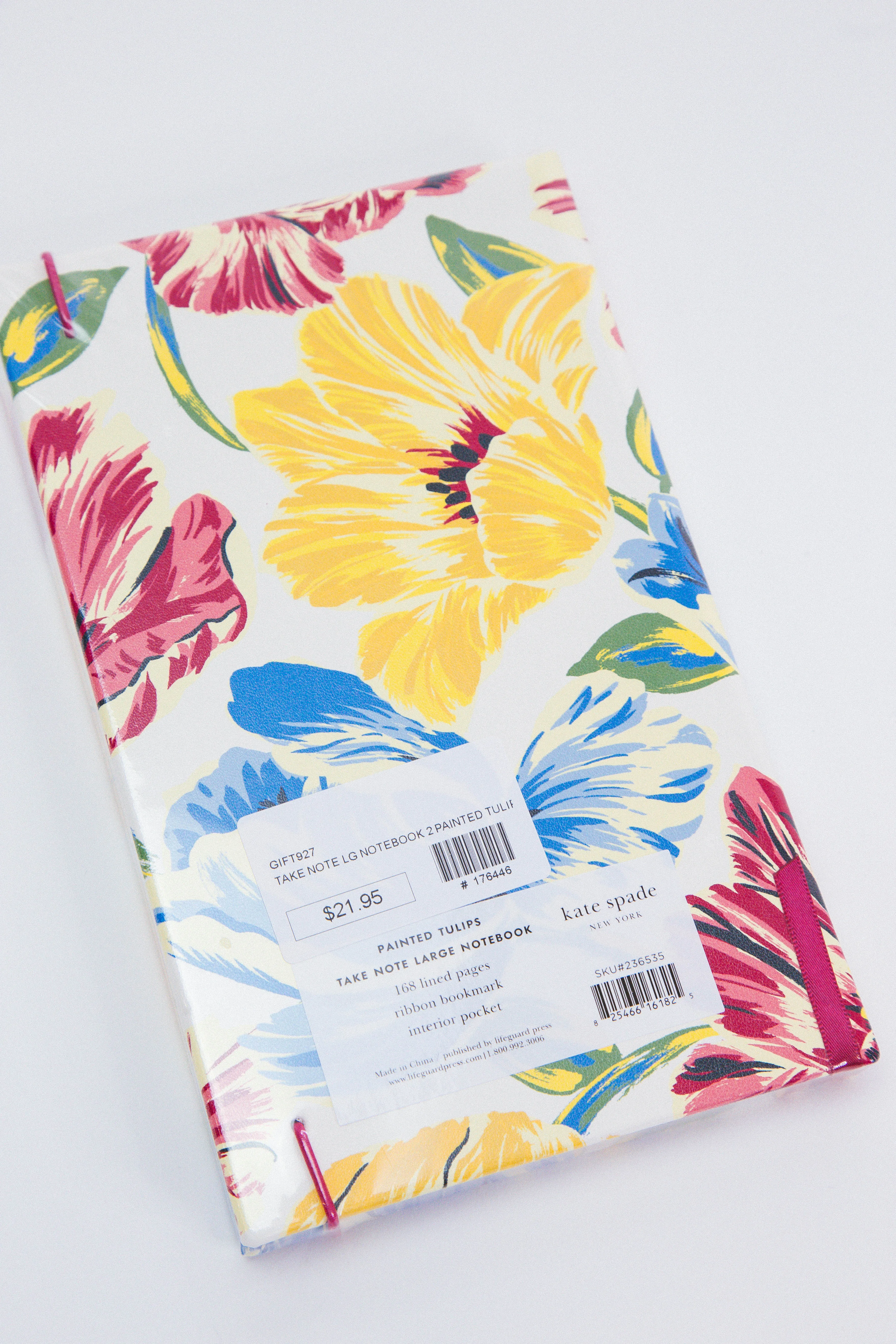 Take Note Notebook, Painted Tulips | Kate Spade New York