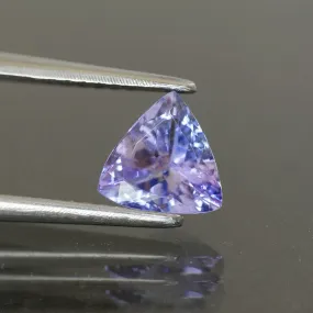 Tanzanite | natural, trillion cut 6 mm, VS 0.7ct