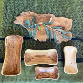 Tapas Olive Wood Dish Set from Palestine