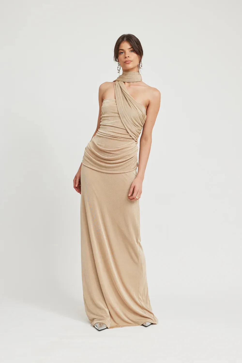 Tojha Iesha Dress - Champagne