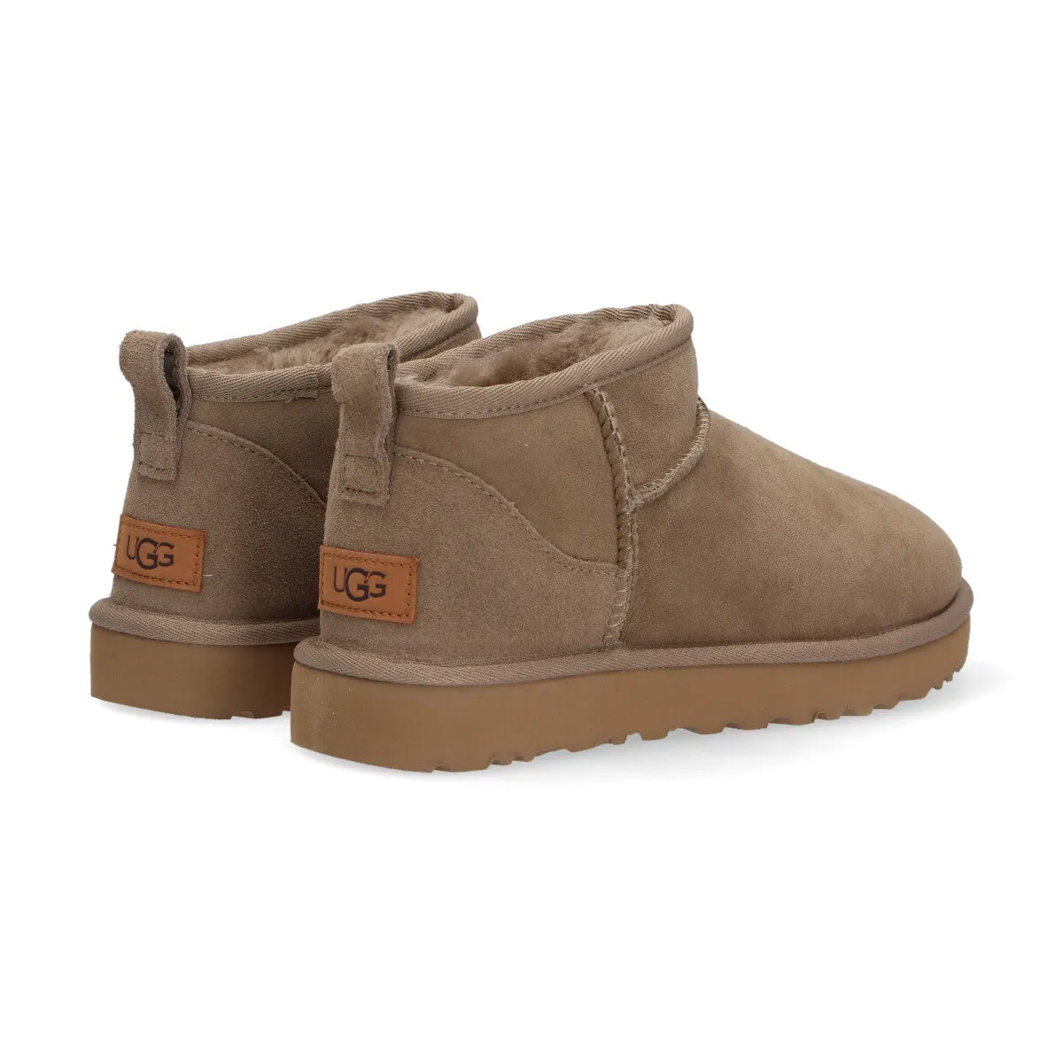 UGG Classic Ultra mini camoscio tortora