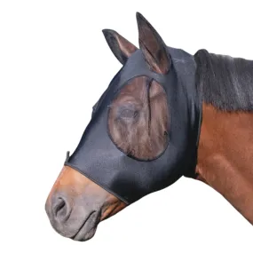 USG Spandex Fly Mask With Ear Protection  in Black - Cob