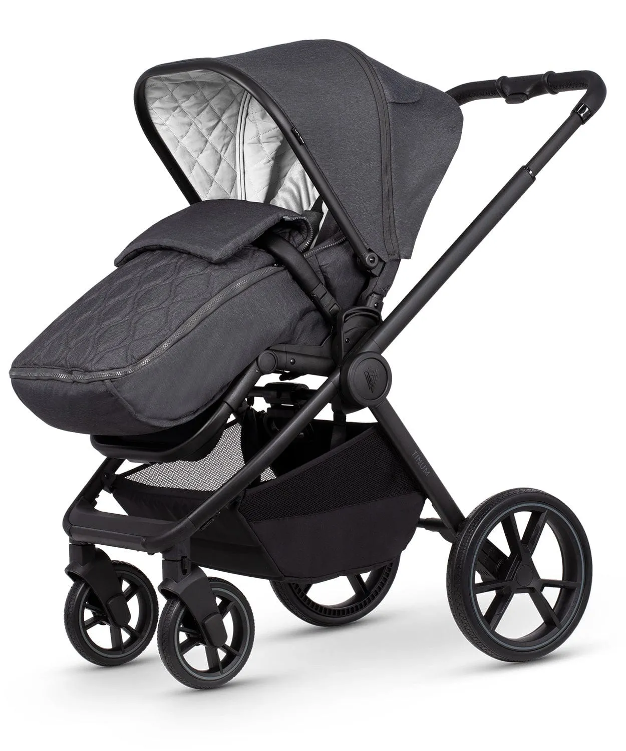 Venicci Tinum Edge 2in1 Pram - Charcoal