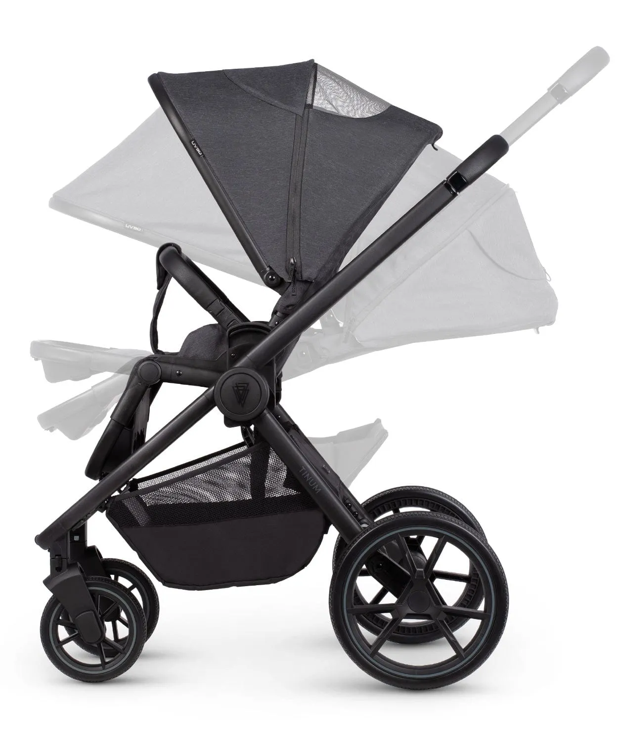 Venicci Tinum Edge 2in1 Pram - Charcoal