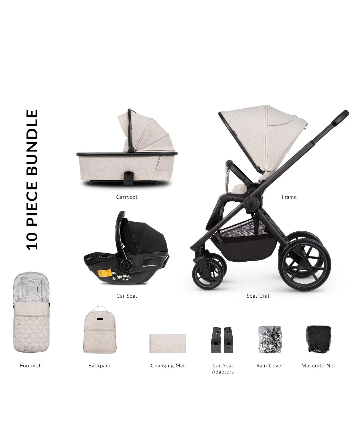 Venicci Tinum Edge 3in1 Travel System - Dust