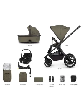 Venicci Tinum Edge Pebble 360 PRO Travel System - Moss